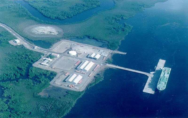 San Lorenzo Web Vista aerea del puerto de San Lorenzo.